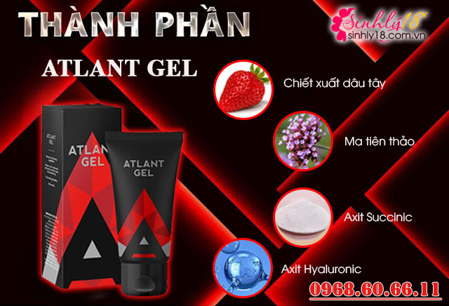 thành phần có trong sản phẩm atlant gel