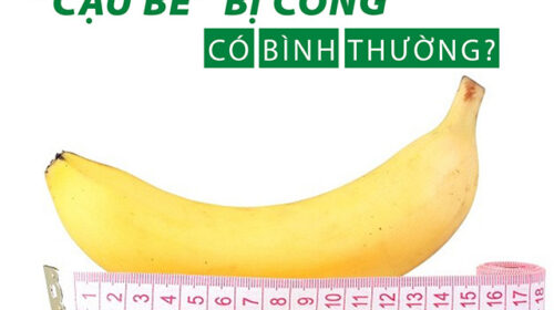 dương vật bị cong