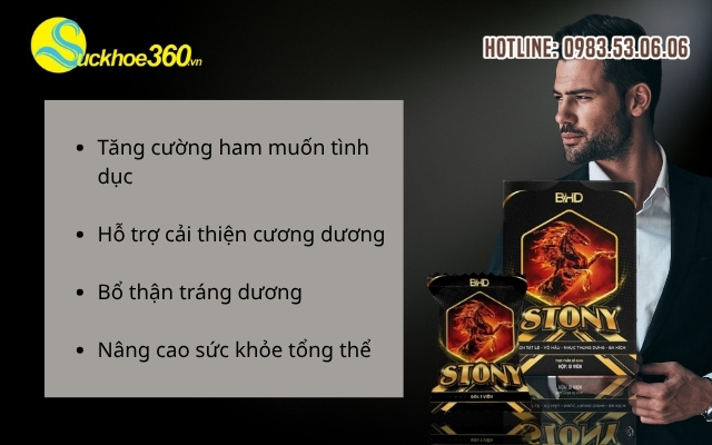 Lợi ích cơ bản Kẹo Stony mang lại cho người dùng