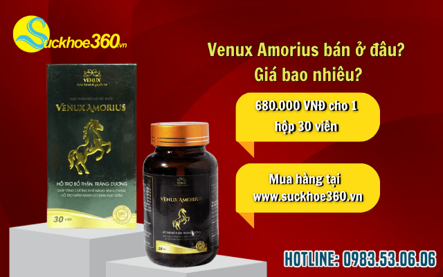 mua venux amorius ở đâu - giá bao nhiêu